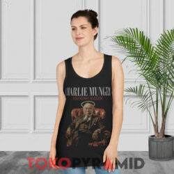 RIP To The Legendary Investor Charlie Munger Shirt 2 Rip To The Legendary Investor Charlie Munger Black Tank Top