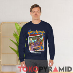 Rl Stine Goosebumps Halloween Say Cheese And Die Shirt One Picture Is Worth A Thousand Screams Sweatshirt
