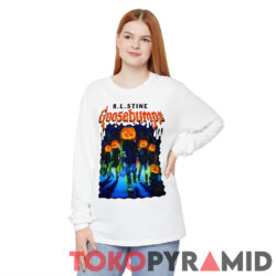 R.L. Stine Goosebumps Shirt Attack Of The Jack Olanterns Shirt 4 Rl Stine Goosebumps Shirt Attack Of The Jack Olanterns Shirt Long Sleeve