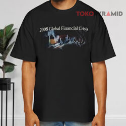 Rob Dillingham 2008 Global Financial Crisis Black T shirt