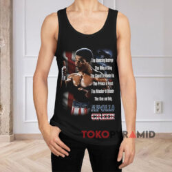 Rocky II One and Only Apollo Creed Shirt 2 Rocky Ii One And Only Apollo Creed Black Tank Top