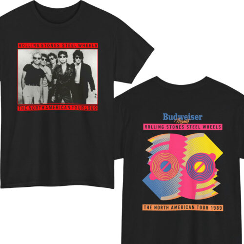 Rolling Stones 1989 Steel Wheels Concert The North American Tour Shirt
