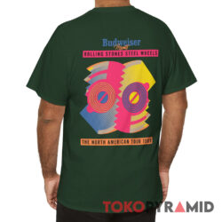 Rolling Stones 1989 Steel Wheels Concert The North American Tour Shirt Back