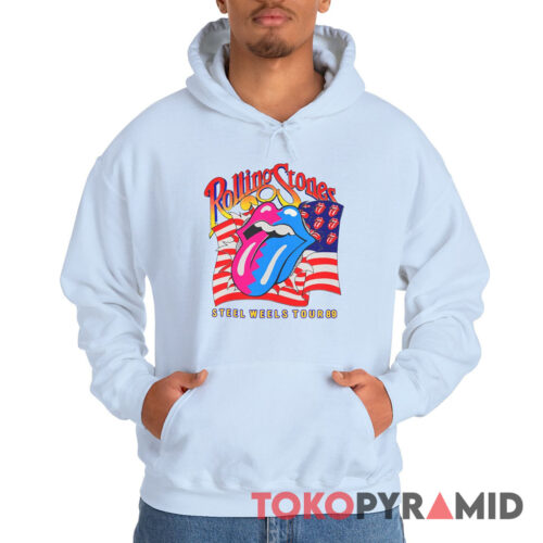 Rolling Stones 1989 Steel Wheels Tour Living Colour The North American Hoodie
