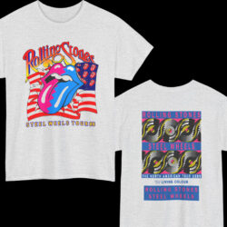 Rolling Stones 1989 Steel Wheels Tour Living Colour The North American T Shirt