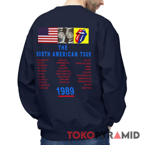 Rolling Stones Steel Wheels 1989 North American Tour Sweatshirt