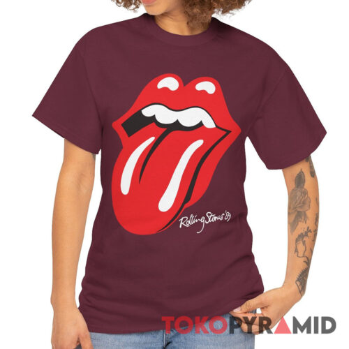 Rolling Stones Steel Wheels 1989 The North American Tour Shirt Front