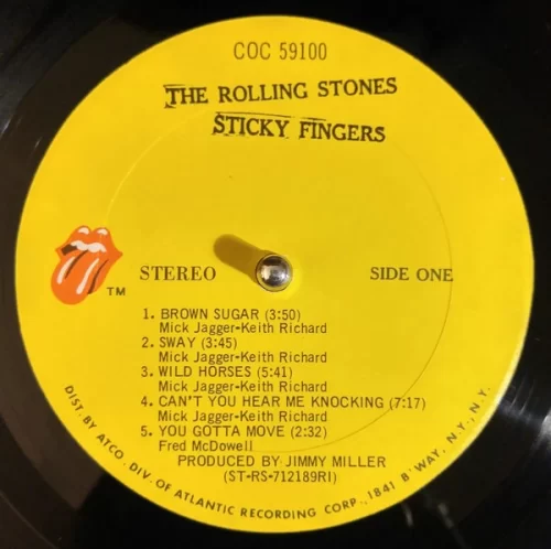 Rolling Stones Sticky Fingers