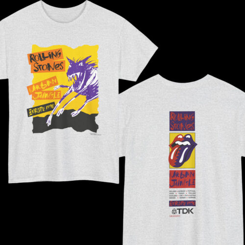Rolling Stones Urban Jungle 1990 Europe Tour Shirt Rolling Stones Urban Jungle 1990 Europe Tour Shirt