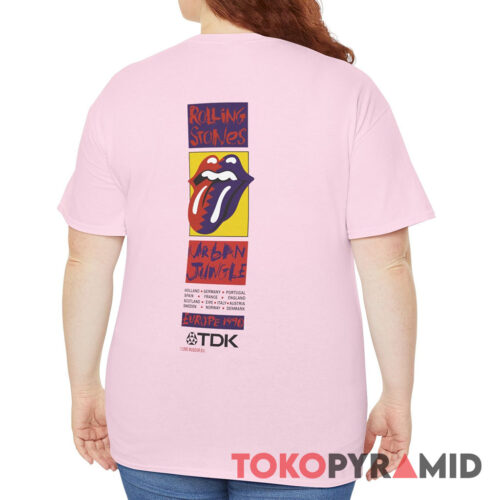 Rolling Stones Urban Jungle 1990 Europe Tour Shirt Back Rolling Stones Urban Jungle 1990 Europe Tour Shirt Back