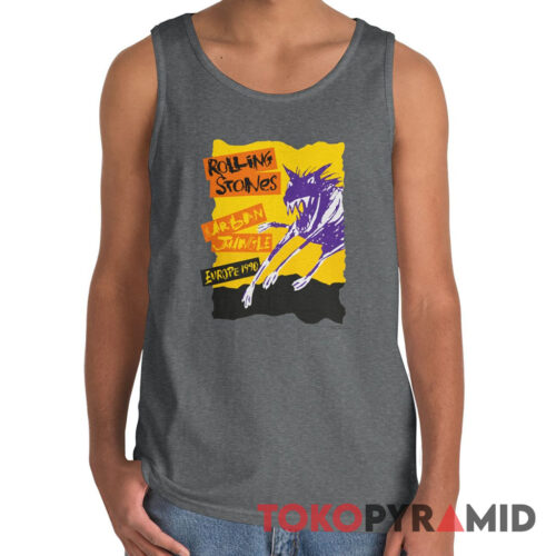 Rolling Stones Urban Jungle 1990 Europe Tour Tank Top Rolling Stones Urban Jungle 1990 Europe Tour Tank Top