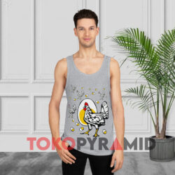 Roseanne Chicken Shirt 3 Roseanne Chicken Grey Tank Top