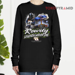 Rowdy Legends Never Die Kyle Busch 1985–2026 Signature Shirt 4 Rowdy Legends Never Die Kyle Busch 1985 2026 Signature Long sleeved