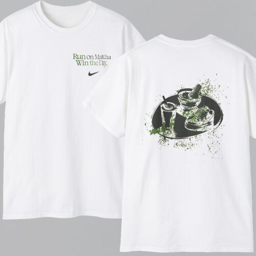 Run On Matcha Win The Day x Nike T Shirt
