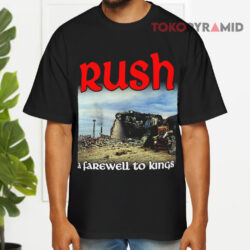 Rush A Farewell To Kings Black T shirt