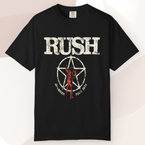 Rush American Tour 1977 T shirt