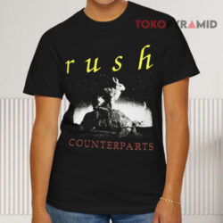 Rush Counterparts Tour 1994 Black T shirt