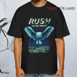 Rush Fly By Night Black T shirt