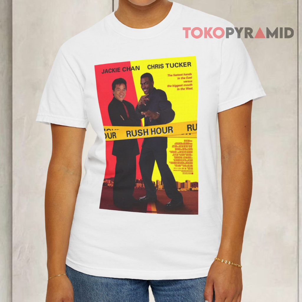 Rush Hour Movie Poster White T shirt Rush Hour Movie Poster White T shirt