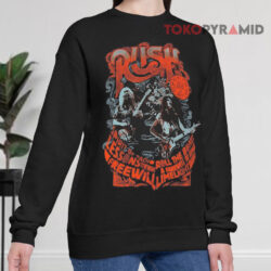 Rush Rock N Roll Hall Of Fame Black Sweatshirt
