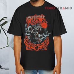 Rush Rock N Roll Hall Of Fame Black T shirt