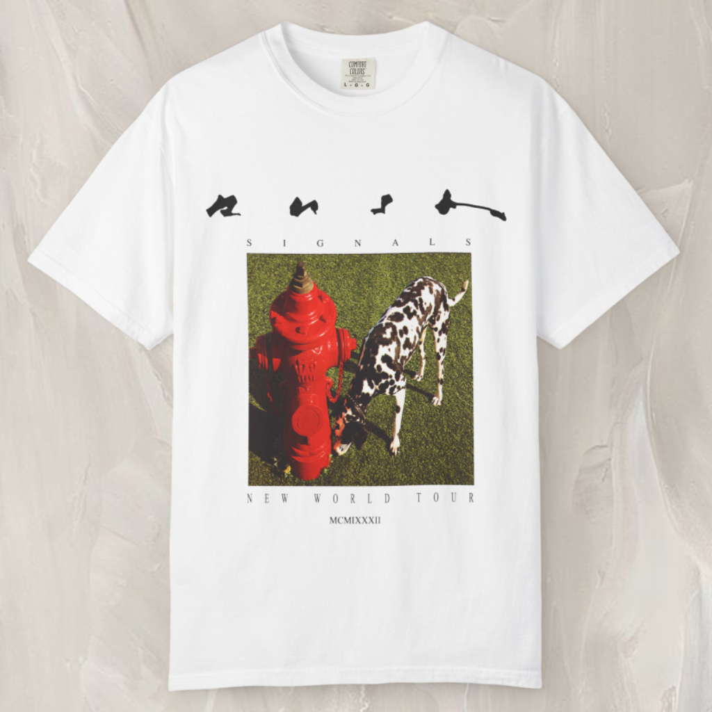 Rush Signals New World Tour T shirt Rush Signals New World Tour T shirt