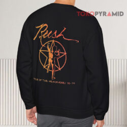 Rush Tour Of The Hemispheres 78 79 Sweatshirt Back
