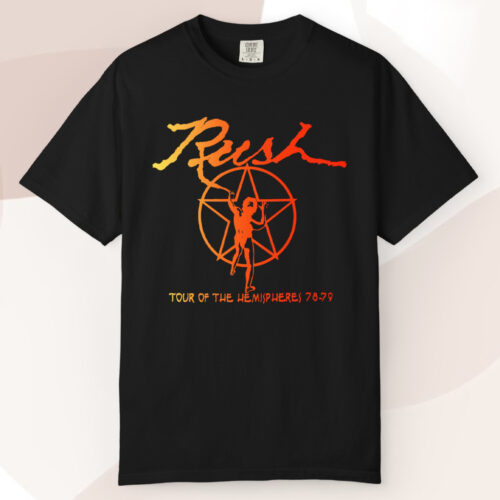Rush Tour Of The Hemispheres 78 79 T shirt