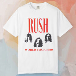 Rush World Tour 1980 Vintage T shirt