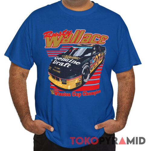 Rusty Wallace 27 Nascar T shirt 1989 Winston Cup Champion Shirt