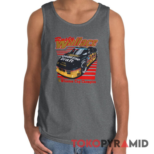 Rusty Wallace 27 Nascar T shirt 1989 Winston Cup Champion Tank Top