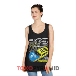 Ryan Blaney 2023 Champion Shirt NASCAR Cup Series 2 Ryan Blaney 2023 Champion Nascar Cup Series Black Tank Top