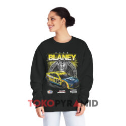Ryan Blaney 2023 Team Penske Shirt NASCAR 3 Ryan Blaney 2023 Team Penske Nascar Cup Series Champion Black Sweatshirt