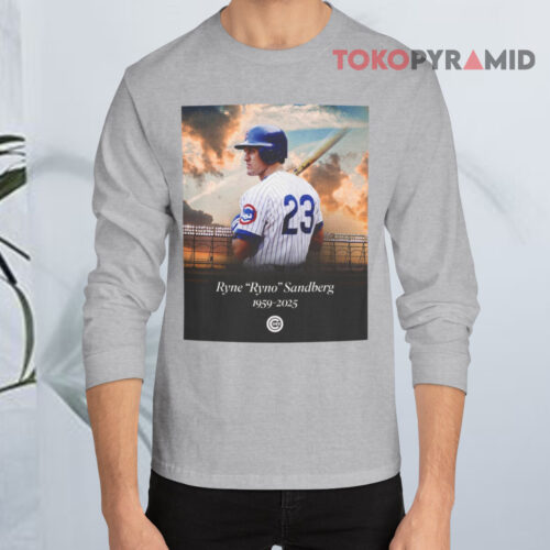 Ryne Sandberg 1959 2025 Memorial Long sleeved Ryne Sandberg 1959 2025 Memorial Long sleeved