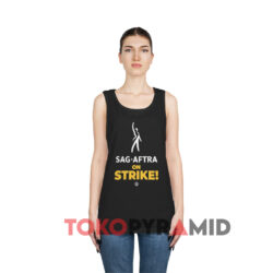 Sag Aftra On Strike Black Tank Top