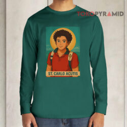 Saint Carlo Acutis Shirt 4 Saint Carlo Acutis Long sleeved
