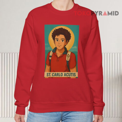 Saint Carlo Acutis Sweatshirt Saint Carlo Acutis Sweatshirt