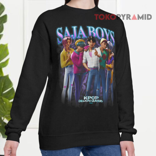 Saja Boys Heartthrob Kpop Demon Hunters Sweatshirt Saja Boys Heartthrob Kpop Demon Hunters Sweatshirt