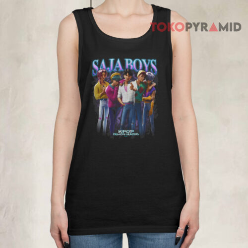 Saja Boys Heartthrob Kpop Demon Hunters Tank Top Saja Boys Heartthrob Kpop Demon Hunters Tank Top