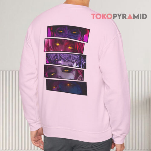 Saja Boys Kpop Demon Hunters Sweatshirt Back Saja Boys Kpop Demon Hunters Sweatshirt Back