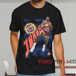 Salem Sportswear Michael Jordan Chicago Bulls T shirt Black T shirt