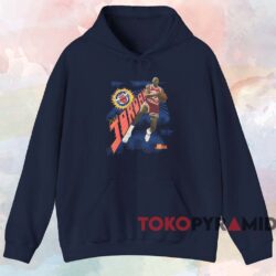 Michael Jordan Chicago Bulls Basketball T-shirt 2 Salem Sportswear Michael Jordan Chicago Bulls T shirt Navy Hoodie