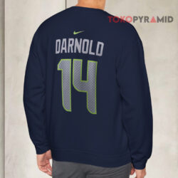 Sam Darnold Seattle Seahawks Super Bowl LX Shirt 4 Sam Darnold Seattle Seahawks Super Bowl Lx Sweatshirt Back