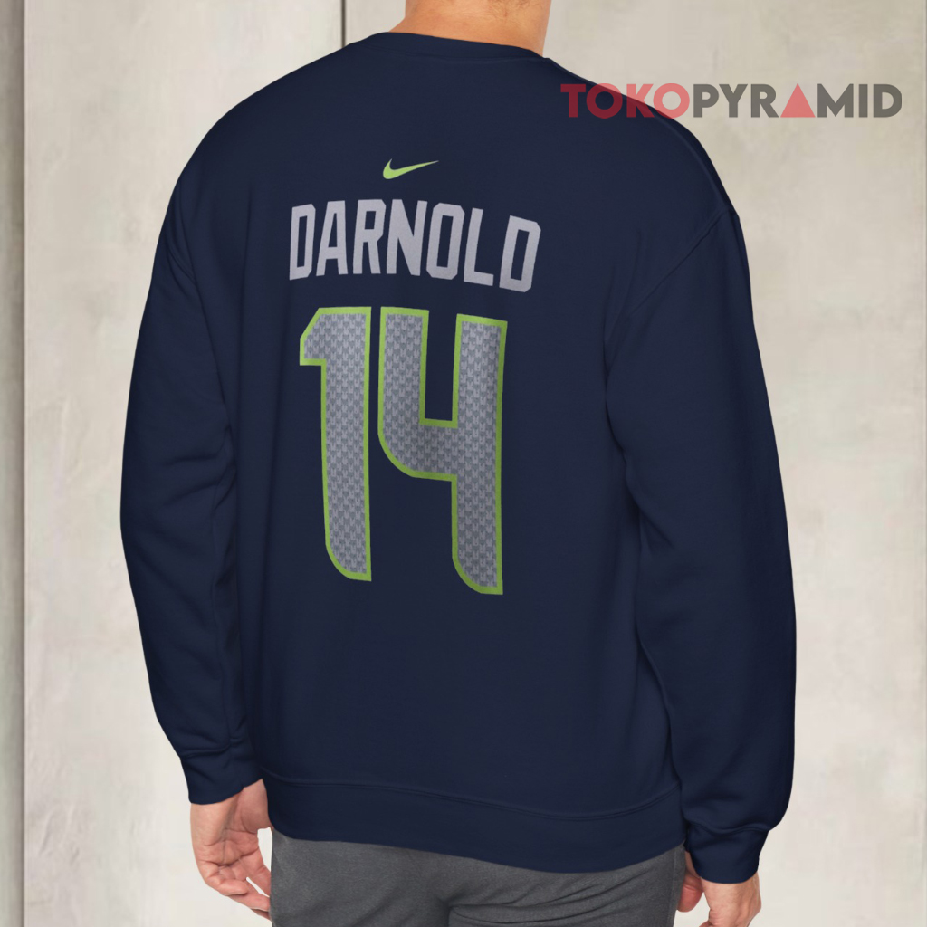 Sam Darnold Seattle Seahawks Super Bowl Lx Sweatshirt Back Sam Darnold Seattle Seahawks Super Bowl Lx Sweatshirt Back