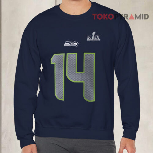 Sam Darnold Seattle Seahawks Super Bowl Lx Sweatshirt Front Sam Darnold Seattle Seahawks Super Bowl Lx Sweatshirt Front