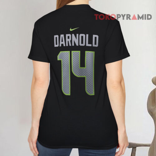 Sam Darnold Seattle Seahawks Super Bowl Lx T shirt Back Sam Darnold Seattle Seahawks Super Bowl Lx T shirt Back