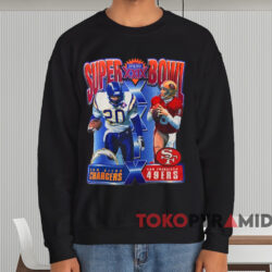 San Diego Chargers vs San Francisco 49ers T-shirt 3 San Diego Chargers Vs San Francisco 49ers T shirt Black Sweatshirt