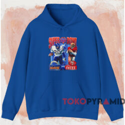 San Diego Chargers vs San Francisco 49ers T-shirt 2 San Diego Chargers Vs San Francisco 49ers T shirt Blue Hoodie