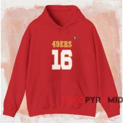 San Francisco 49ers 16 T-shirt 2 San Francisco 49ers 16 T shirt Red Hoodie