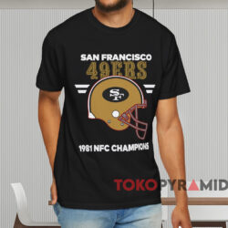 San Francisco 49ers 1981 Nfc Champions T shirt Black T shirt